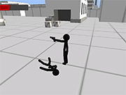 Флеш игра онлайн Крупье пистолет шутер 3D / Stickman Gun Shooter 3D