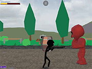Флеш игра онлайн Боец стикмен конечная улица 3D