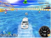 Флеш игра онлайн Гонка на лодке