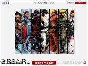 Флеш игра онлайн Уличный боец IV Пазл / Street Fighter IV Jigsaw