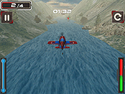 Флеш игра онлайн Гонки На Внедорожнике На Самолет / Stunt Plane Racer