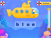 Флеш игра онлайн Подводная Лодка Написание Практики / Submarine Spelling Practice