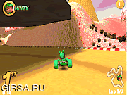 Флеш игра онлайн Сахар Rush Спидвей / Sugar Rush Speedway 