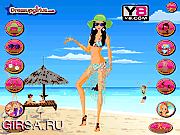 Флеш игра онлайн Пляжный образ / Summer Beach Prep 