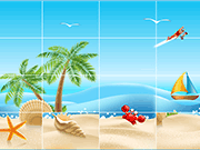 Игра Летний Пляж Скольжение