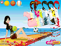 Флеш игра онлайн Летом на пляже
