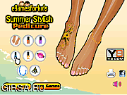 Флеш игра онлайн Летний педикюр / Summer Stylish Pedicure 