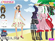 Флеш игра онлайн Summer Holiday Dressup