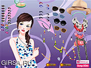 Флеш игра онлайн Звезда Dressup лета