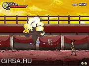 Флеш игра онлайн Сумо Тюряга Самураев / Sumo Slammer Samurai