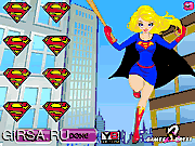 Флеш игра онлайн Наряд для супер девочки / Super Girl Dress Up