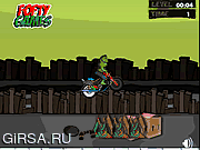 Флеш игра онлайн Халк-байкер / Super Hulk Biker 