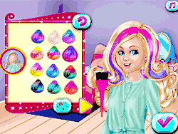 Флеш игра онлайн Омбрэ супер принцессы / Super Princess Ombre Hair
