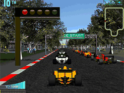 Флеш игра онлайн Супер гонки F1
