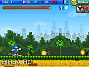 Флеш игра онлайн Супер бегун / Super Sonic Runner 