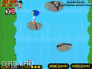 Флеш игра онлайн Super Sonic Waterfall Adventure 