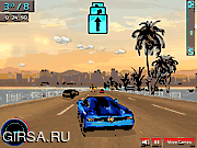 Флеш игра онлайн SuperCar Road Trip 2