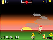 Флеш игра онлайн Супер Курица / Super Chicken