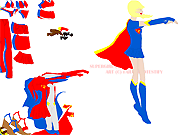 Флеш игра онлайн Супергерл Платье / Supergirl Dress Up