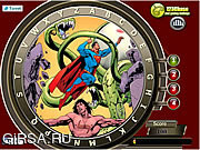 Флеш игра онлайн Супермен - найди буквы / Superman Hidden Alphabets