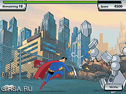Флеш игра онлайн Супермен: Юстиции Учебных Лиги Академии