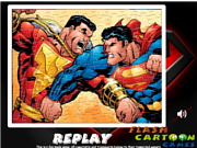 Флеш игра онлайн Супермен - пазл / Superman Sort My Jigsaw 