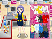 Флеш игра онлайн Девушка Платье До Супермаркета / Supermarket Girl Dress Up
