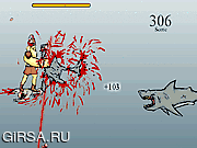 Флеш игра онлайн Super Viking Shark Punch