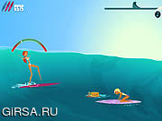 Флеш игра онлайн Веселый серфинг / Surf or Sink