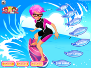 Флеш игра онлайн Серфинг в США / Surf In USA