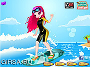 Флеш игра онлайн Серфинг на выходных / Surfing Weekend Dressup 