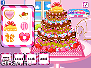 Флеш игра онлайн Оформление праздничного торта / Surprise Birthday Cake Decor 