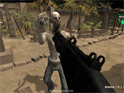 Флеш игра онлайн Выживание В Пустыне Зомби