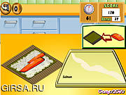 Флеш игра онлайн Cooking Show - Sushi Rolls