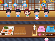 Флеш игра онлайн Угол Суши / Sushi Corner