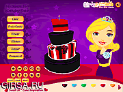 Флеш игра онлайн 16-летие - торт на день рождения / Sweet 16th Birthday Cake