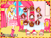 Флеш игра онлайн Мелинда любит пироженые! / Sweet Cupcake Girl
