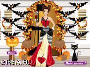 Флеш игра онлайн Сладкий Стиль Хэллоуина Платье Вверх