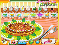 Флеш игра онлайн Sweety Торт Украшение / Sweety Pie Decoration