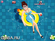 Флеш игра онлайн Пловчихи / Swimming Girl Dress Up