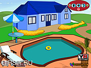 Флеш игра онлайн Украшения Бассейн / Swimming Pool Decoration
