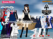 Флеш игра онлайн Тэнди Сейлор Девушки Одеваются / Tandy Sailor Girl Dressup