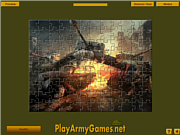 Флеш игра онлайн Танк-разрушитель - пазл / Tank Destroyer Puzzle 