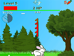 Флеш игра онлайн Нажимай на кролика / Tappy Bunny