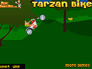 Флеш игра онлайн Тарзан Велосипед