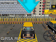 Флеш игра онлайн Парковка такси 3D Индия