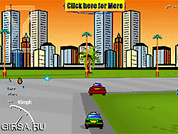 Флеш игра онлайн Гонки такси