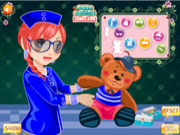 Флеш игра онлайн Няня для медвежонка Тэдди 2 / Teddy Nurse 2