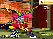 Флеш игра онлайн Мой черепашка-нинзя / Teenage Mutant Ninja Turtles 
