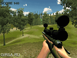 Флеш игра онлайн Снайпер Местности